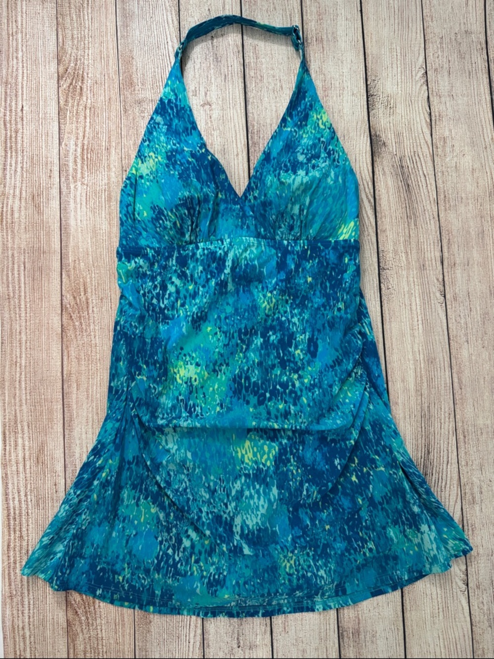 L.L.Bean Halter Swim Dress 8L